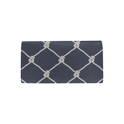 Rope Pattern Print Design A02 Women's Trifold Wallet