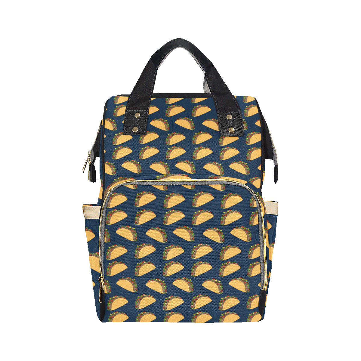 Taco Pattern Print Design TC04 Diaper Bag Backpack