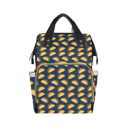 Taco Pattern Print Design TC04 Diaper Bag Backpack