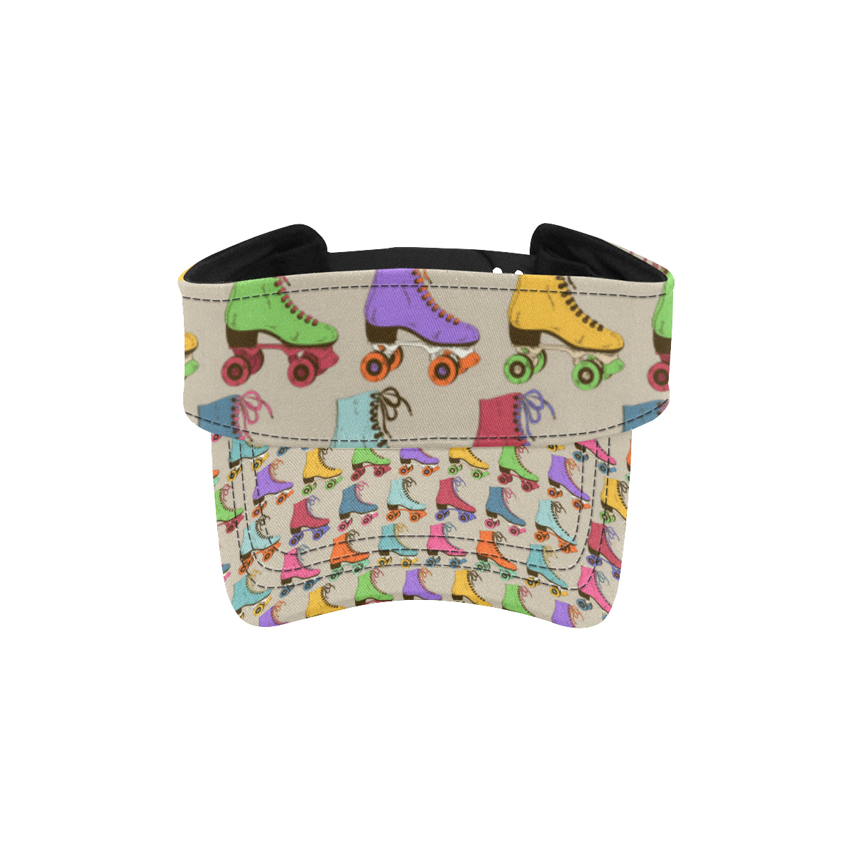 Roller skate Pattern Print Design A01 Unisex Sun Visor