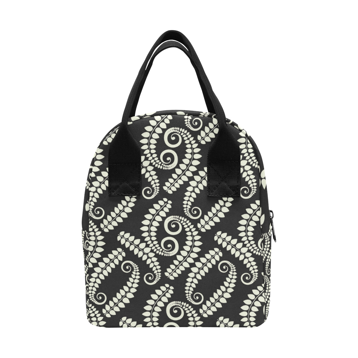 Fern Leave Print Pattern Insulated Lunch Bag
