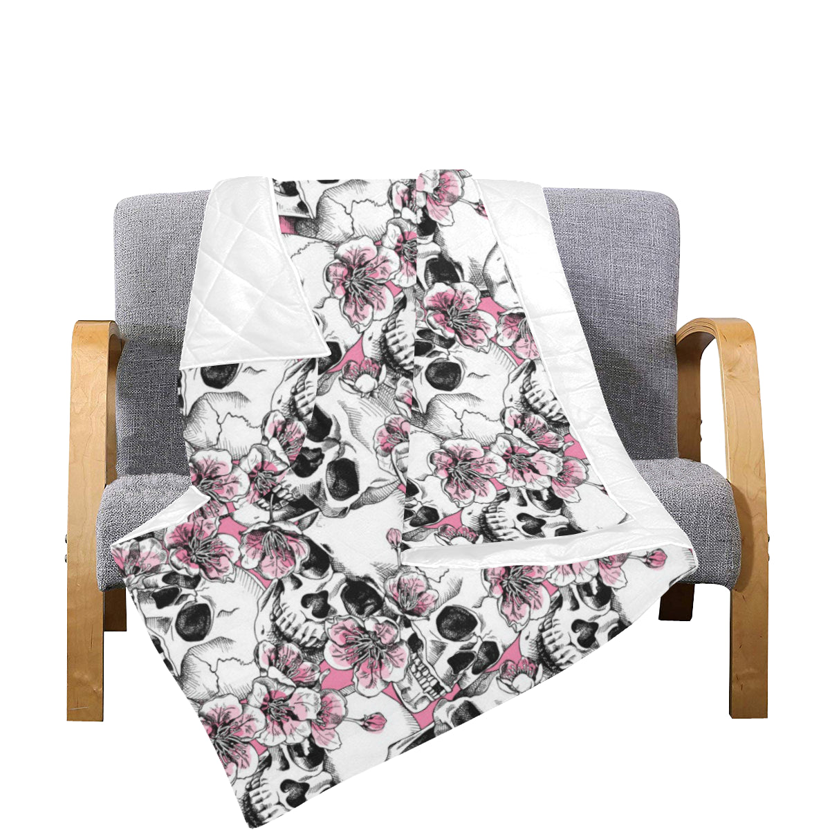 Cherry Blossom Pattern Print Design CB03 Premium Quilt