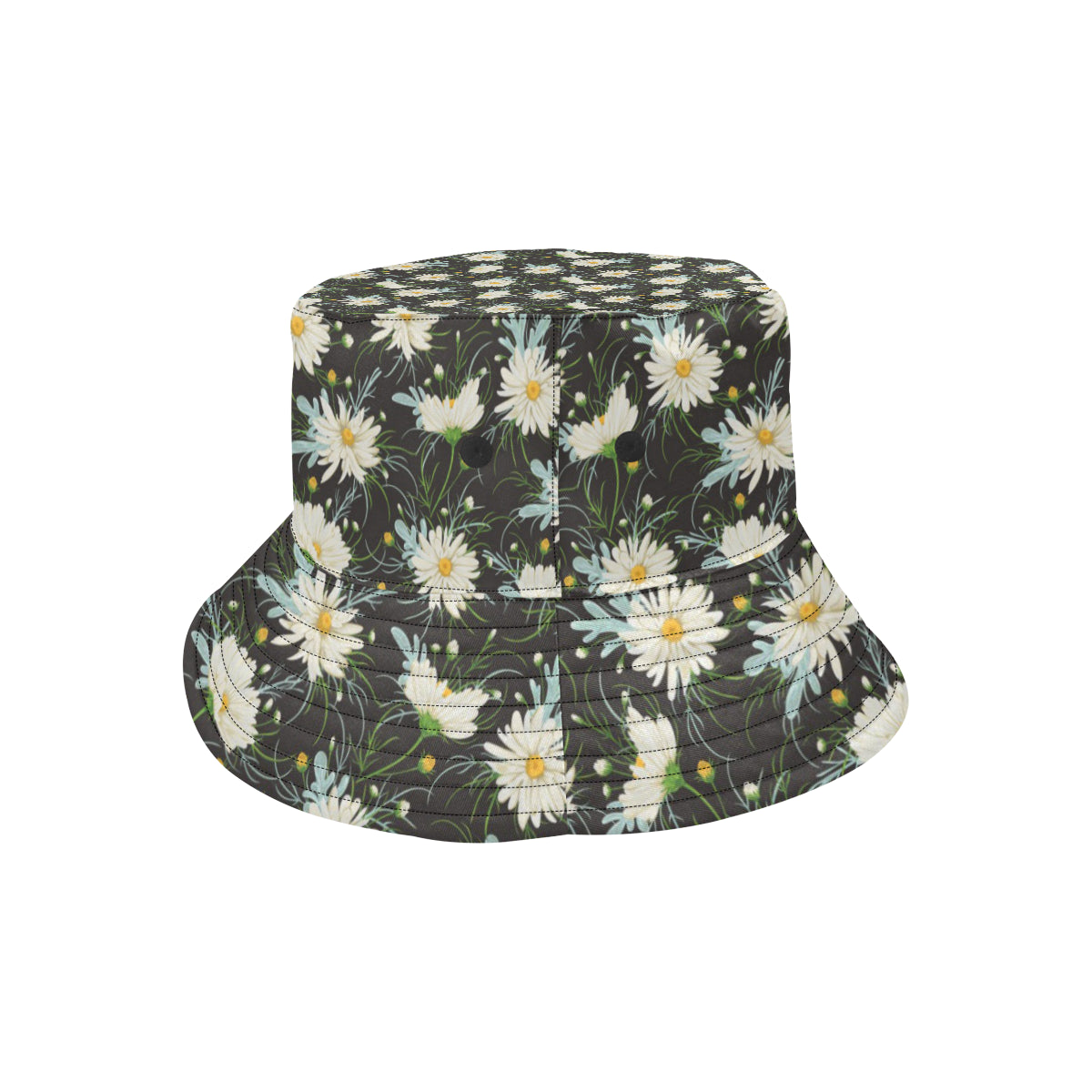 Daisy Pattern Print Design DS08 Unisex Bucket Hat