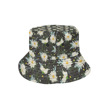 Daisy Pattern Print Design DS08 Unisex Bucket Hat