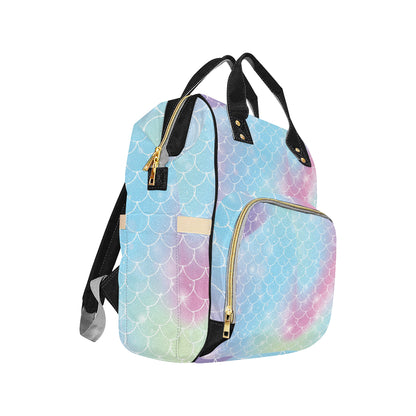 Rainbow Pattern Print Design A06 Diaper Bag Backpack