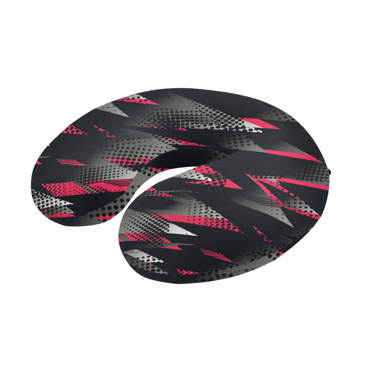 Racing Style Pattern Print Design A04 U-Shaped Travel Neck Pillow