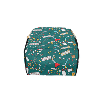 Nurse Pattern Print Design A05 Diaper Bag Backpack