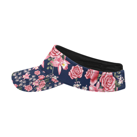 Rose Pattern Print Design A05 Unisex Sun Visor