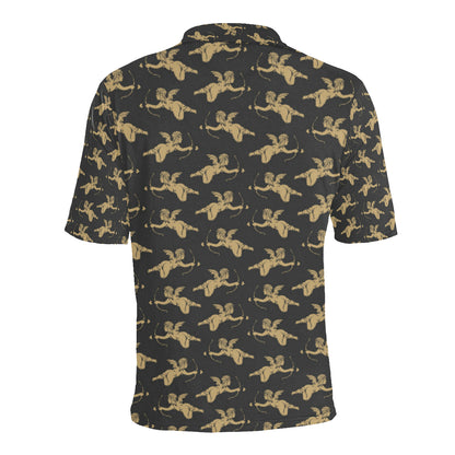 Cupid Pattern Print Design 02 Men Polo Shirt