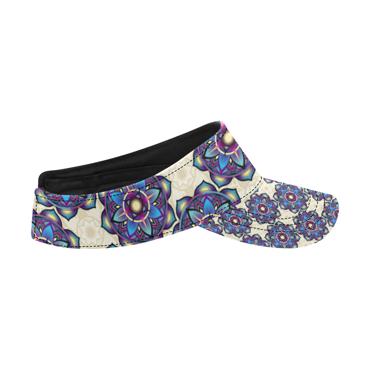 lotus Boho Pattern Print Design LO08 Unisex Sun Visor