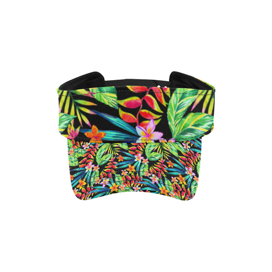 Heliconia Pattern Print Design HL09 Unisex Sun Visor