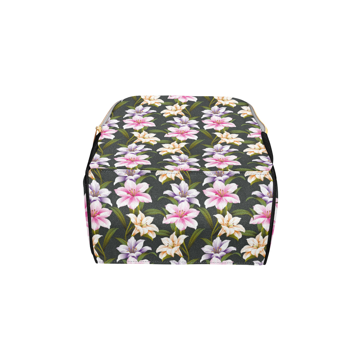 Lily Pattern Print Design LY01 Diaper Bag Backpack