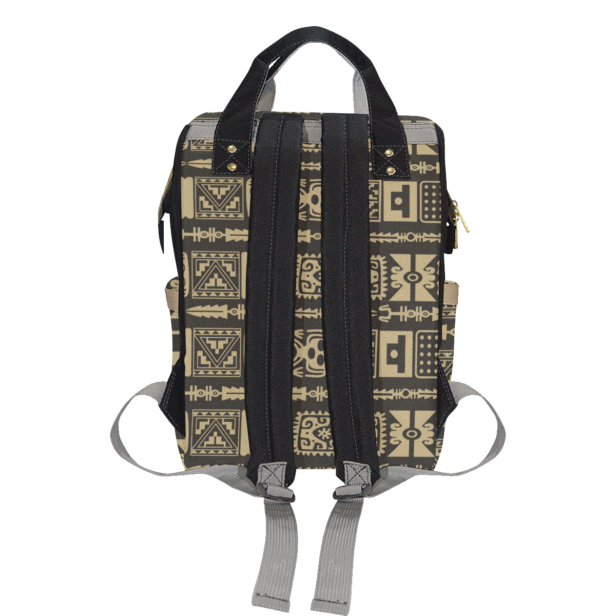 Mayan Pattern Print Design 03 Diaper Bag Backpack