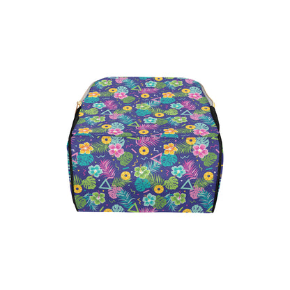 Hawaiian Themed Pattern Print Design H014 Diaper Bag Backpack