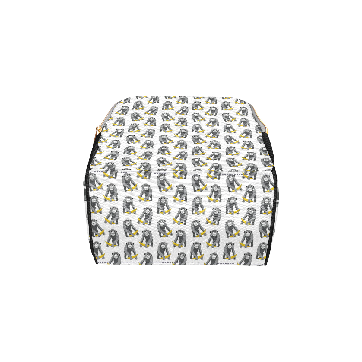 Chimpanzee Pattern Print Design 05 Diaper Bag Backpack