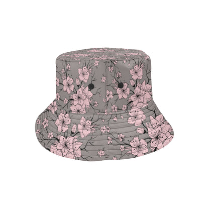 Cherry Blossom Pattern Print Design CB05 Unisex Bucket Hat