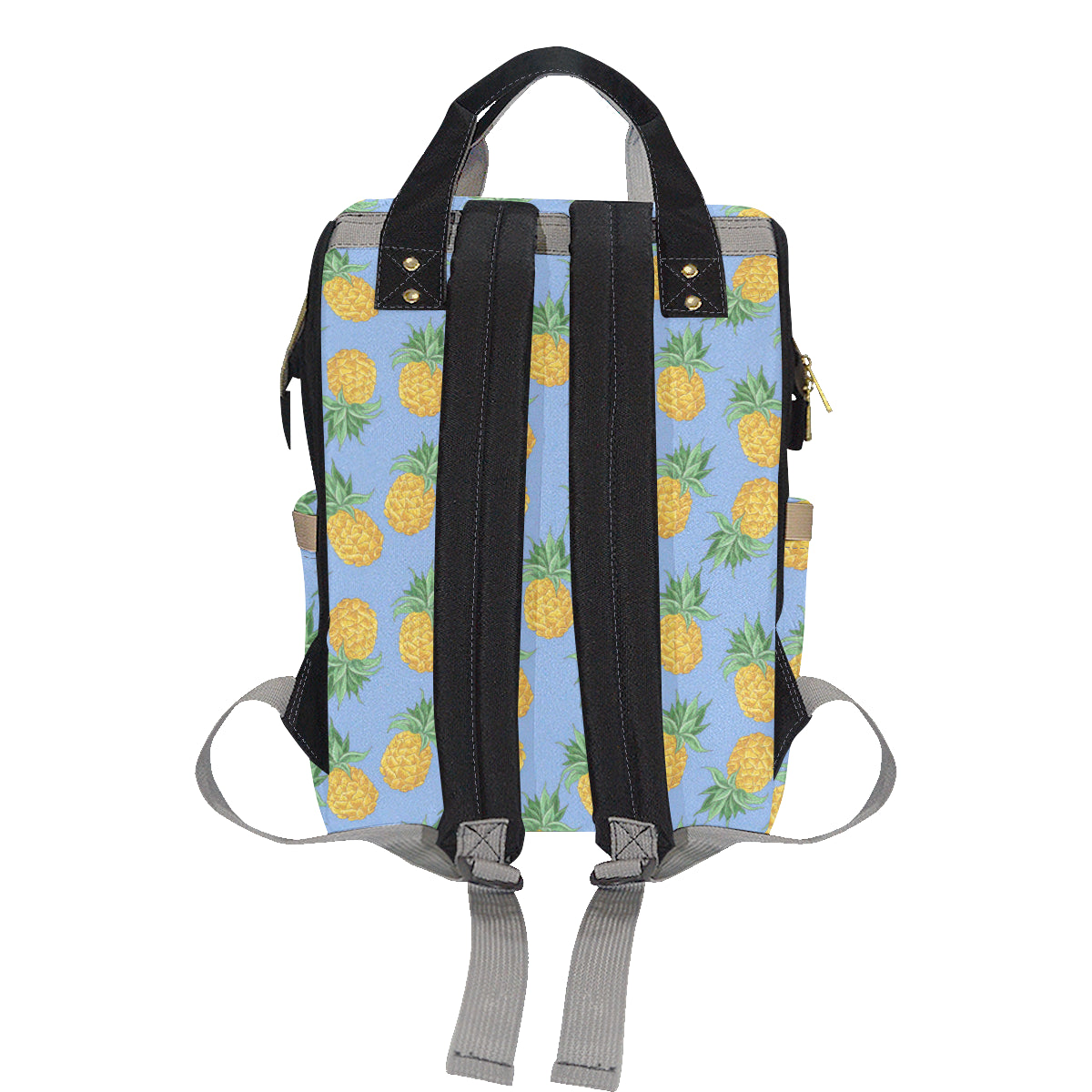Pineapple Pattern Print Design A04 Diaper Bag Backpack