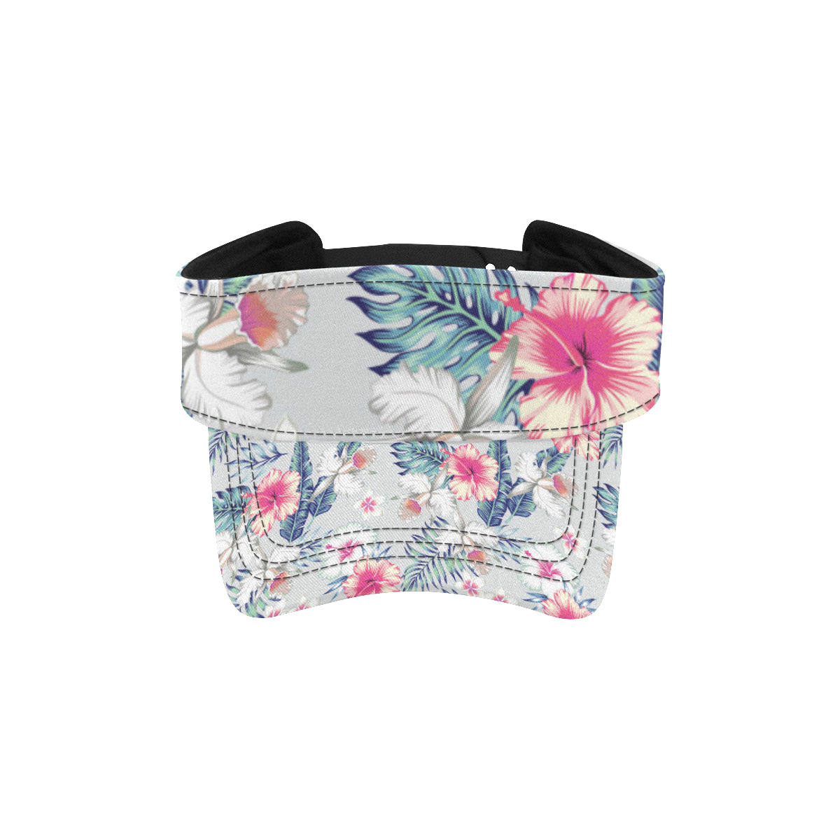 Hibiscus Print Unisex Sun Visor