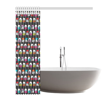 Camper Caravan Pattern Shower Curtain