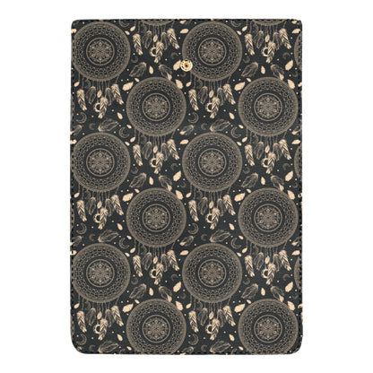 Dream Catcher Mandala Boho Moon Women's Trifold Wallet