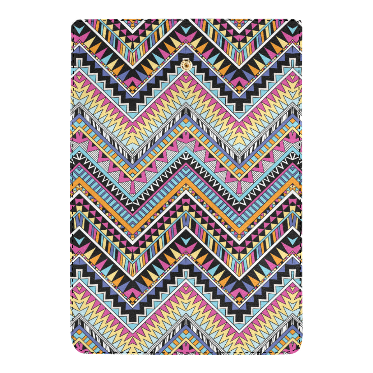 Multicolor zigzag Tribal Aztec Women's Trifold Wallet