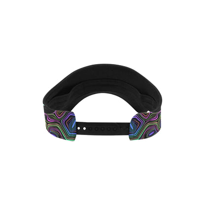 Yin Yang Neon Color Design Print Unisex Sun Visor