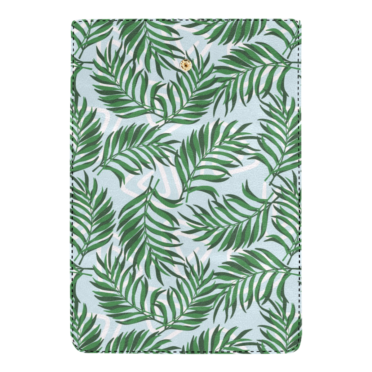 Palm Leaves Pattern Print Design PL06 Women's Trifold Wallet