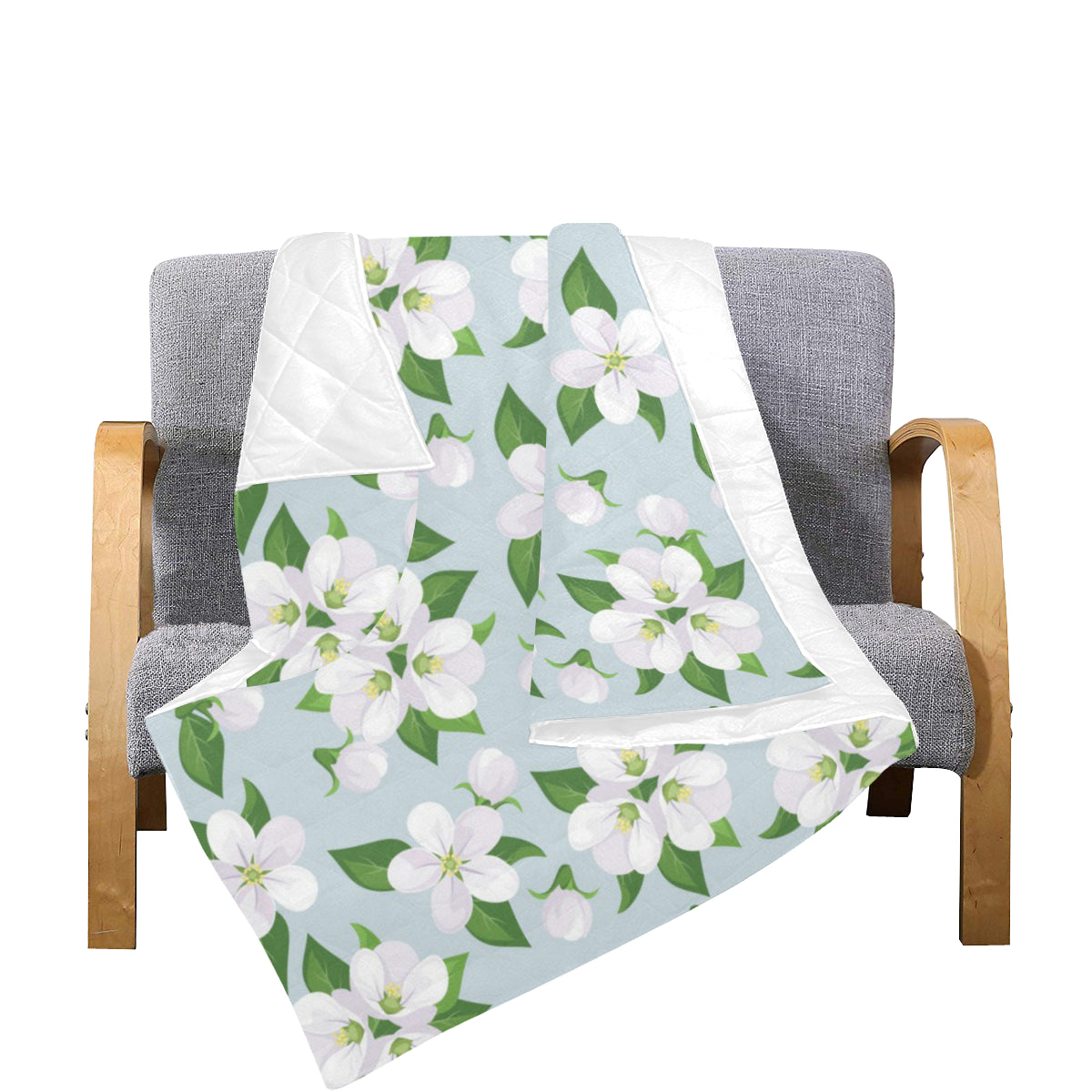 Apple blossom Pattern Print Design AB04 Premium Quilt