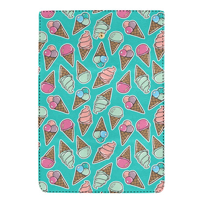 Ice Cream Pattern Print Design IC01 Women's Trifold Wallet