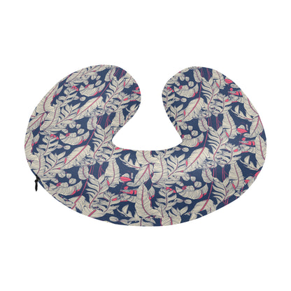 Bird Of Paradise Pattern Print Design 03 U-Shaped Travel Neck Pillow