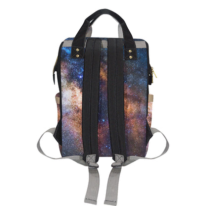 Celestial Milky way Galaxy Diaper Bag Backpack