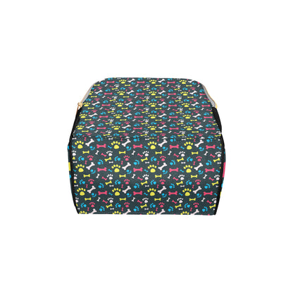 Paw Design Print Diaper Bag Backpack