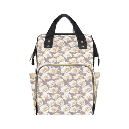 Anemone Pattern Print Design AM05 Diaper Bag Backpack