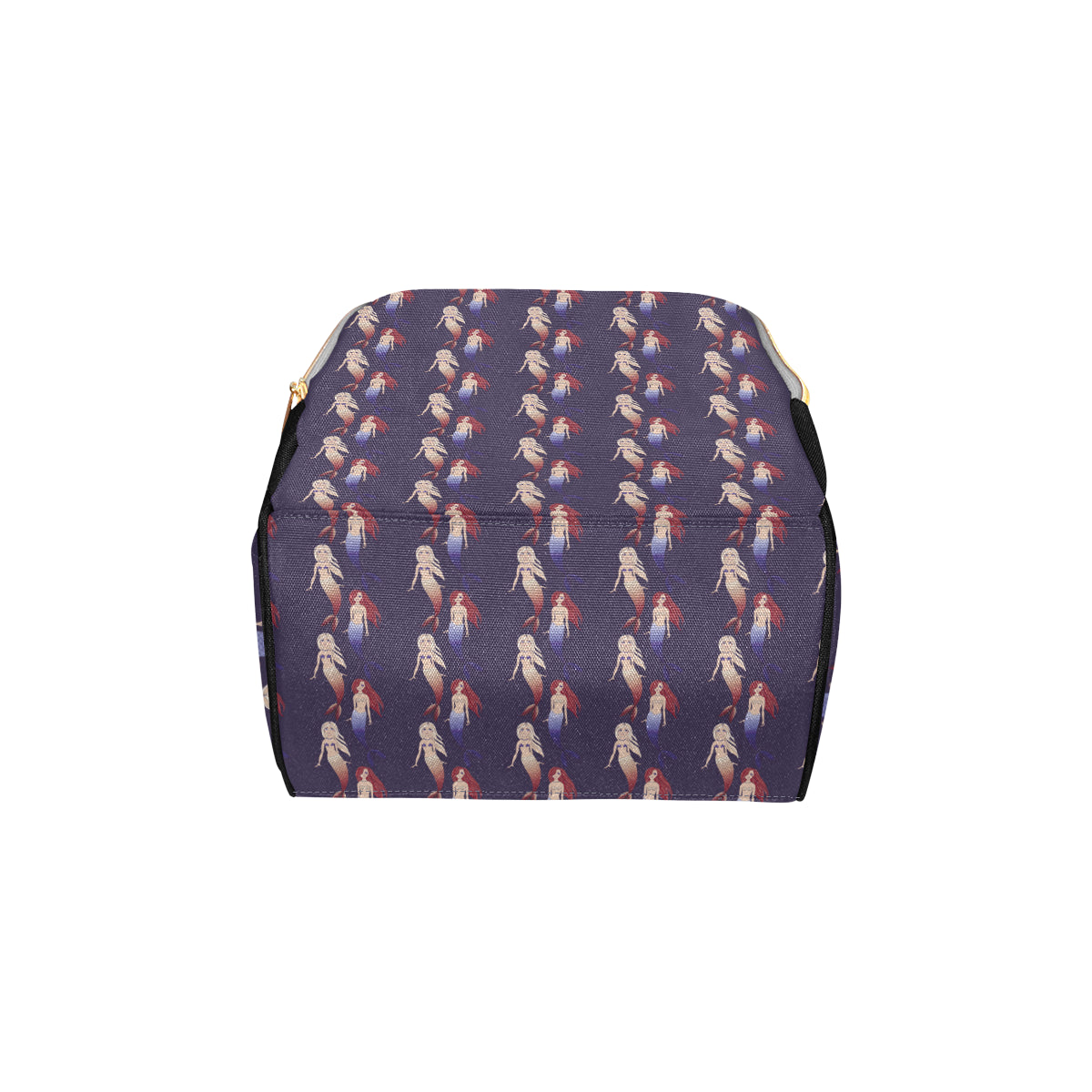 Mermaid Pattern Print Design 02 Diaper Bag Backpack