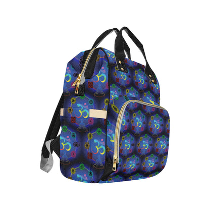 Chakra Zen Yoga OM Diaper Bag Backpack
