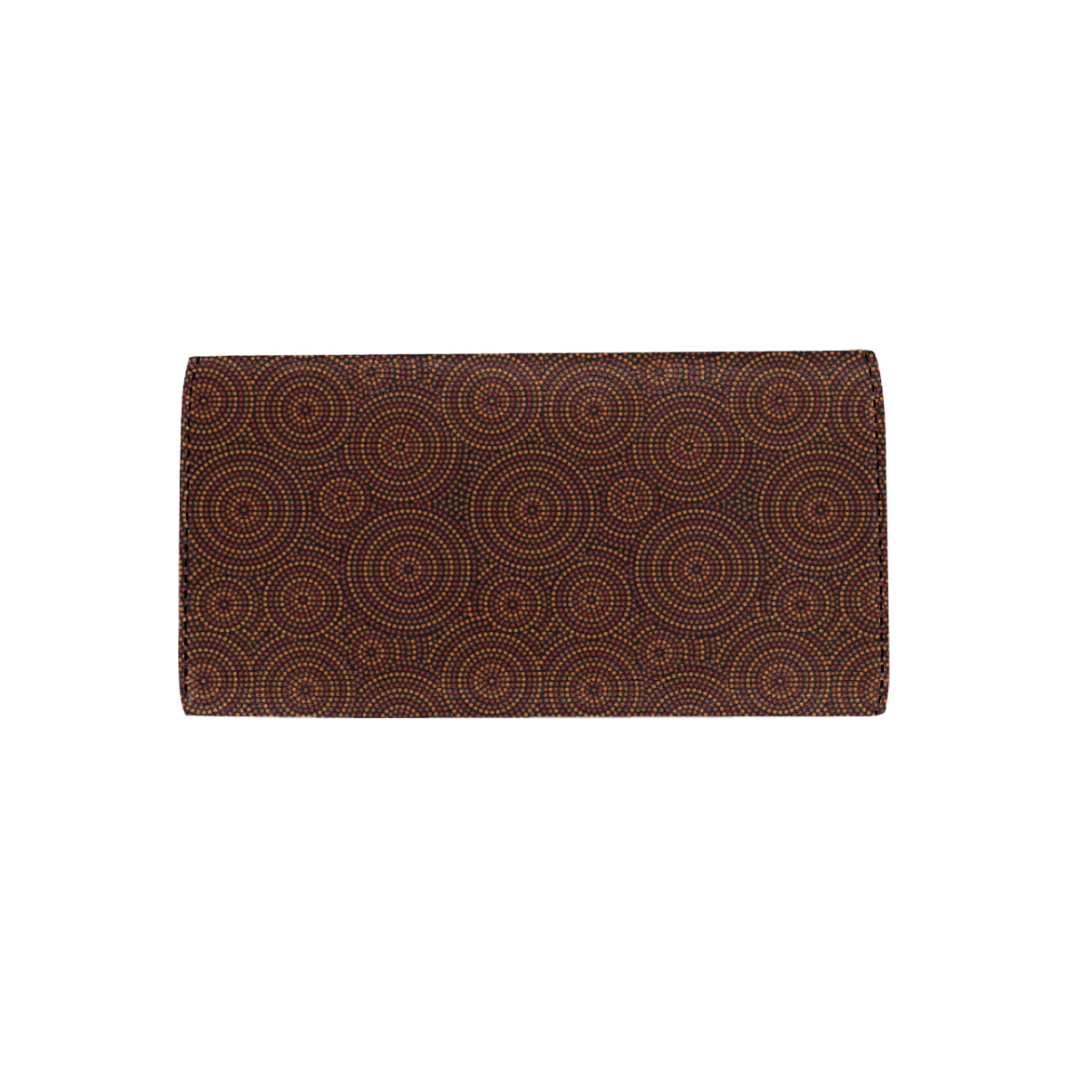 Aboriginal Pattern Print Design 02 Women's Trifold Wallet