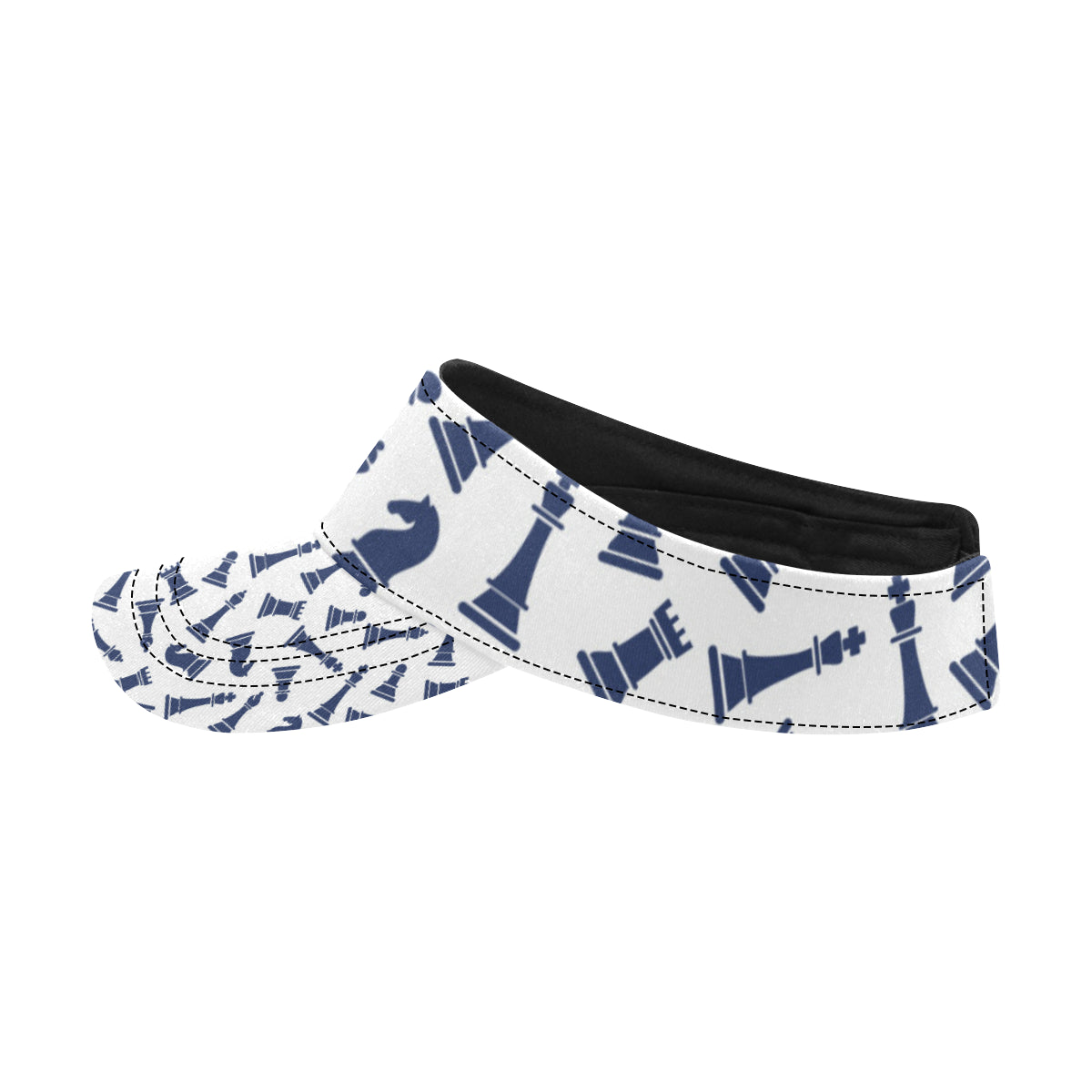 Chess Pattern Print Design 03 Unisex Sun Visor