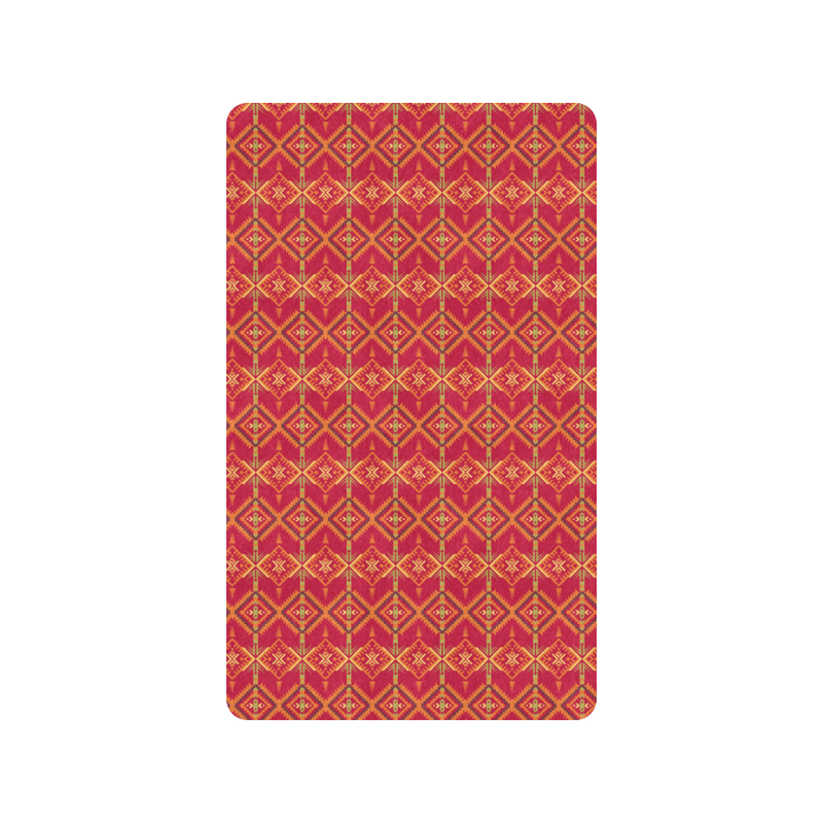 Southwest Aztec Design Themed Print Rubber Doormat