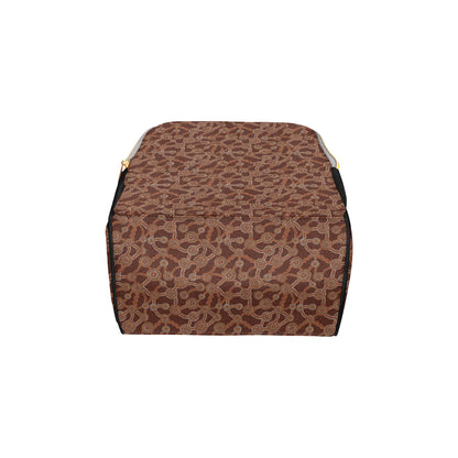 Aboriginal Pattern Print Design 03 Diaper Bag Backpack
