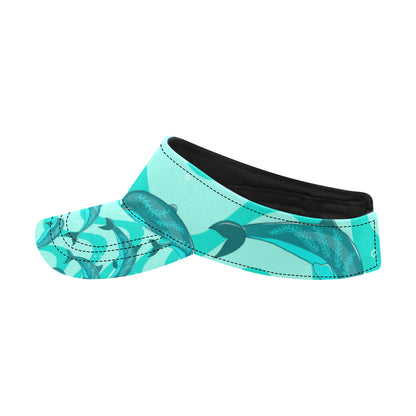 Dolphin Wave Print Unisex Sun Visor