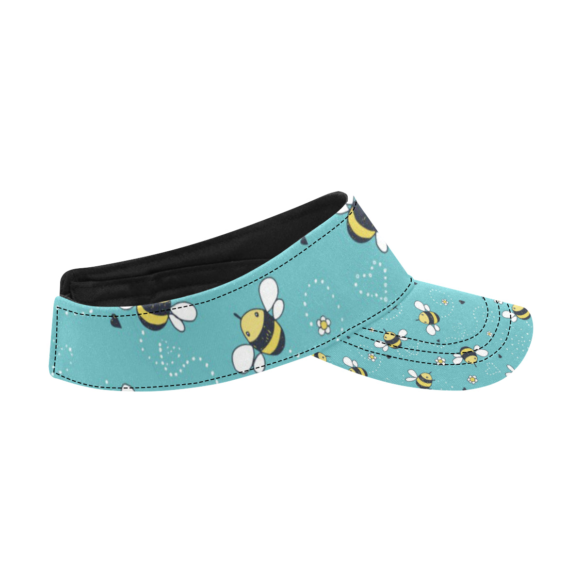 Bee Pattern Print Design BEE02 Unisex Sun Visor