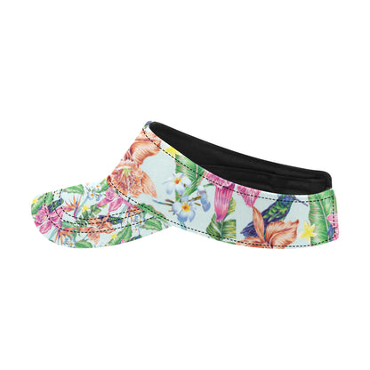 Hummingbird Tropical Pattern Print Design 05 Unisex Sun Visor