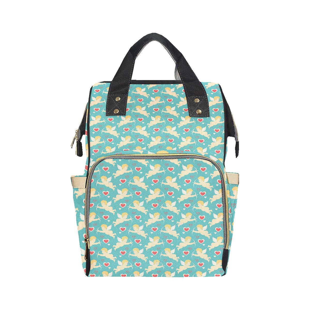 Cupid Pattern Print Design 01 Diaper Bag Backpack