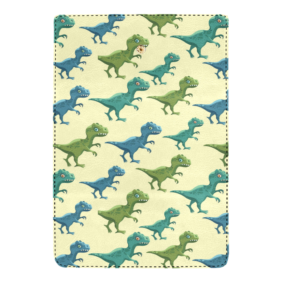 T Rex Pattern Print Design A04 Women's Trifold Wallet