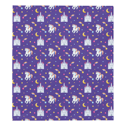 Unicorn Casttle Premium Quilt