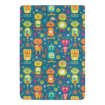 Robot Pattern Print Design A04 Women's Trifold Wallet