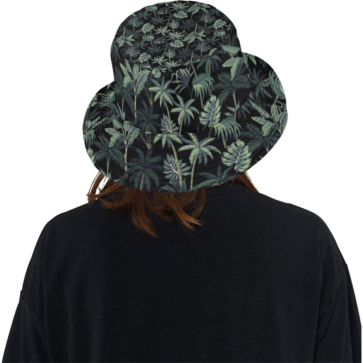 Rainforest Pattern Print Design RF02 Unisex Bucket Hat
