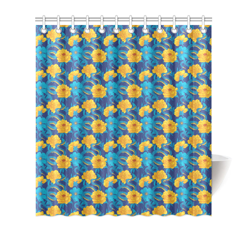 Boa Pattern Print Design 01 Shower Curtain