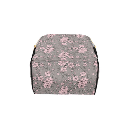 Cherry Blossom Pattern Print Design CB05 Diaper Bag Backpack