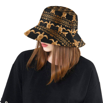 Tribal Sea turtle Polynesian Hawaiian Unisex Bucket Hat